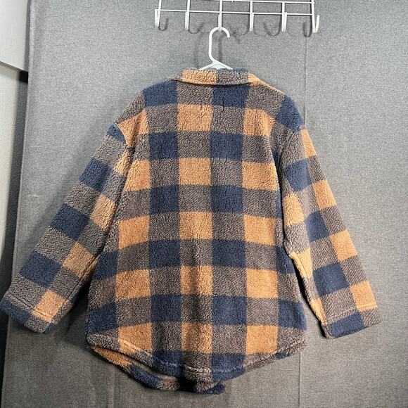 Koolaburra by UGG Women's Jacket Size Large Brushed Back Sherpa Cozy Shacket - Picture 3 of 14